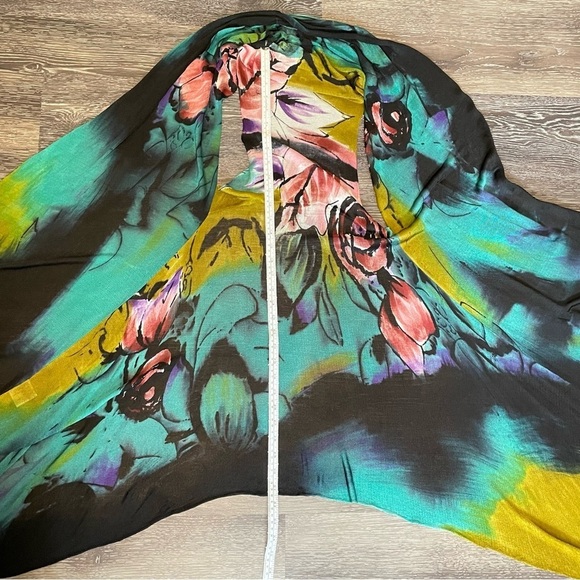 Open Cardigan Sleeveless Viscose Size Medium - Picture 6 of 13